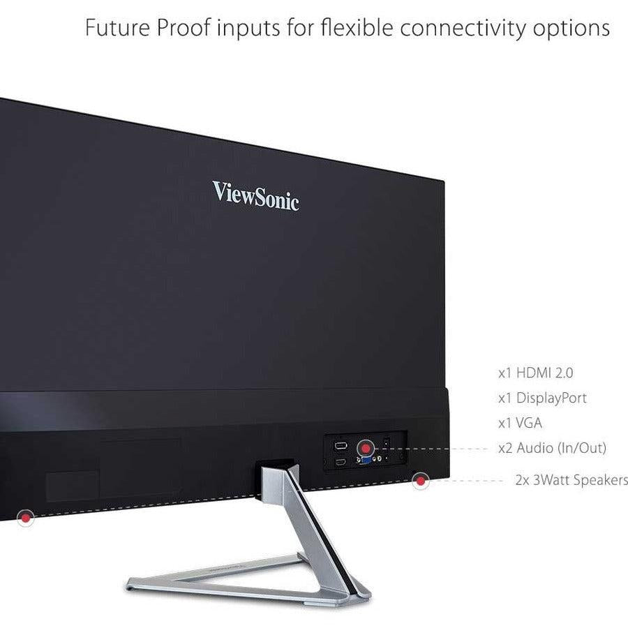 27 Inch IPS Monitor Full HD - ViewSonic Frameless Gaming Monitor | Tecisoft VX2776-SMHD
