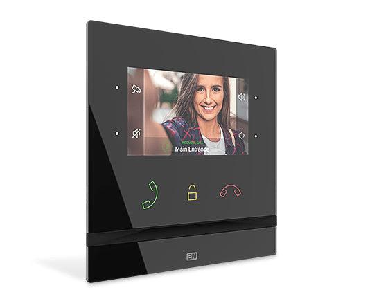 2N Telecommunications Indoor Compact Video Intercom System 10.9 Cm (4.3") Black