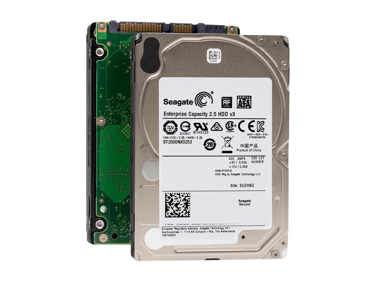 2TB SATA Hard Drive - Enterprise Storage Solution | Seagate Exos ST2000NX0253