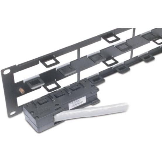 2U Data Distribution Panel - 48 Port Server Rack Cable Management | Tecisoft AR8452