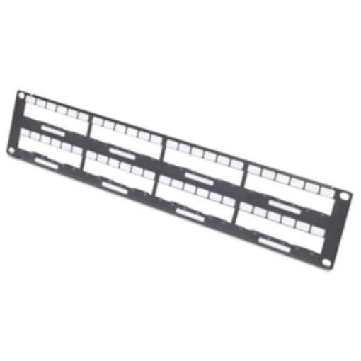 2U Data Distribution Panel - 48 Port Server Rack Cable Management | Tecisoft AR8452