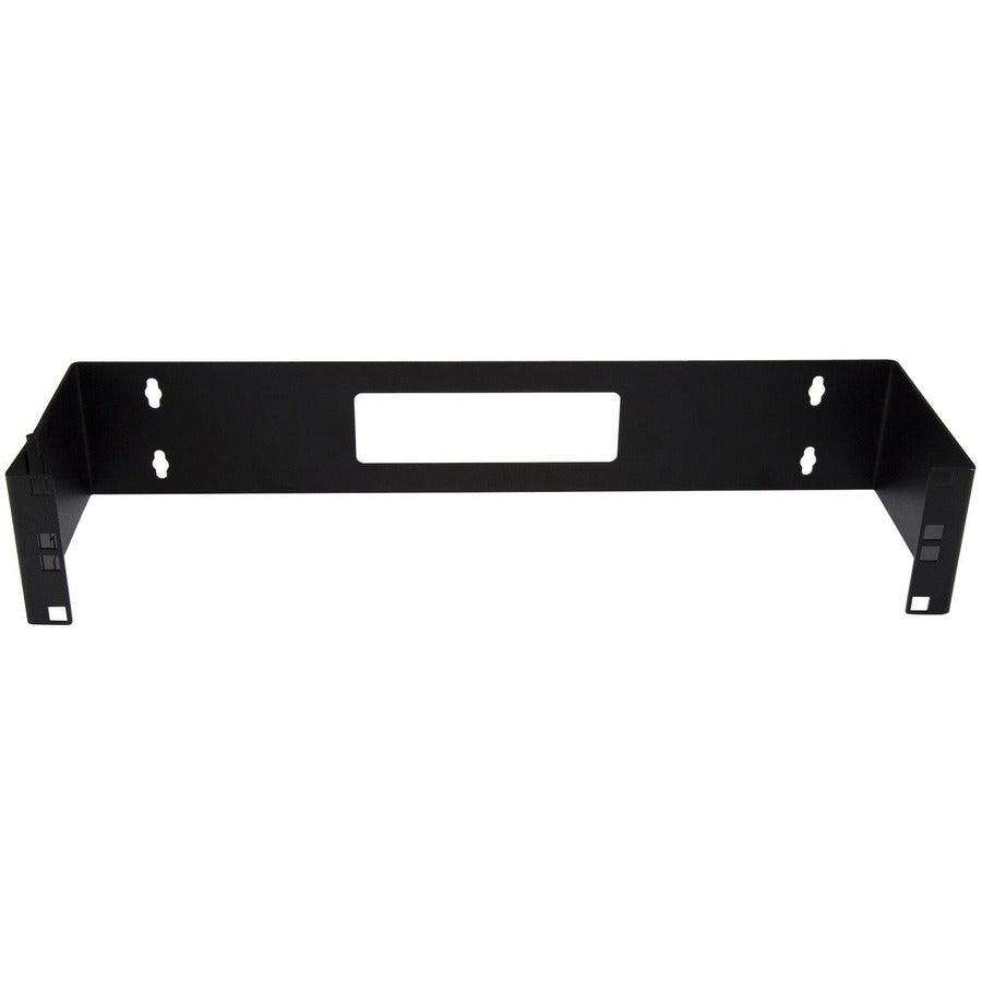 2U Hinged Wall Mount Patch Panel Bracket - 6 Inch Deep Rack Mounting | StarTech WALLMOUNTH2