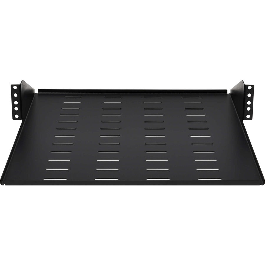 2U Server Rack Shelf - Center-Mounted Steel Rack Storage | Tripp Lite by Eaton SRSHELF2PCENTER