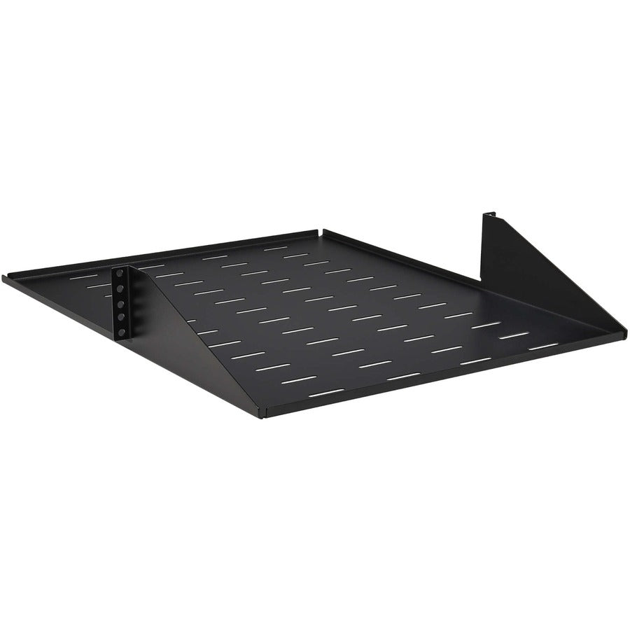 2U Server Rack Shelf - Center-Mounted Steel Rack Storage | Tripp Lite by Eaton SRSHELF2PCENTER