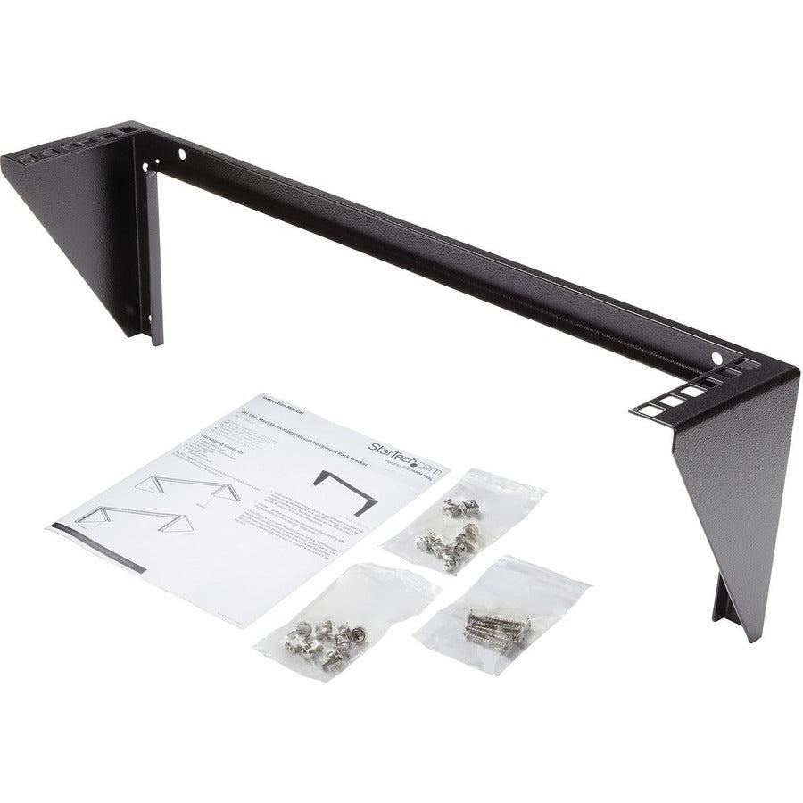 2U Vertical Wall Mount Patch Panel Bracket - StarTech 19 Inch Rack Mount | Tecisoft RK219WALLV