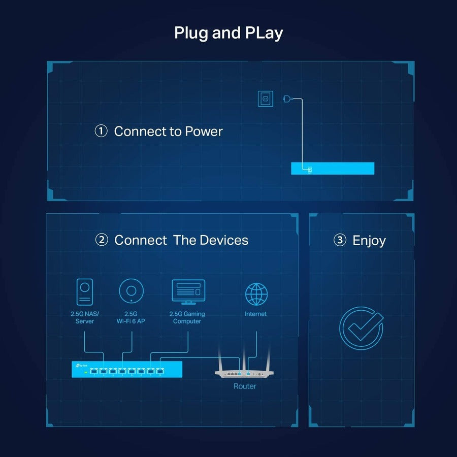 2.5G Switch - TP-Link TL-SG108-M2 8-Port Desktop Multi-Gigabit | Tecisoft