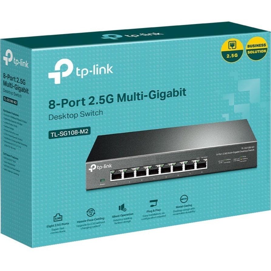 2.5G Switch - TP-Link TL-SG108-M2 8-Port Desktop Multi-Gigabit | Tecisoft