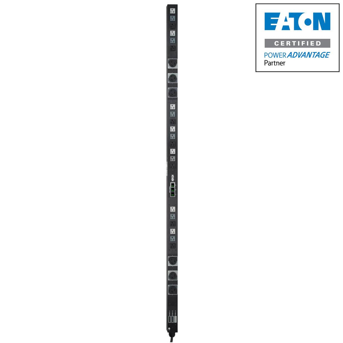 3-Phase Metered PDU - Tripp Lite 5.7kW Power Distribution Unit 208/120V (TAA) PDU3MV6L2120B
