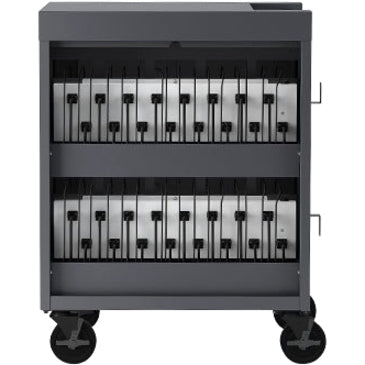 32 Device Charging Cart - CUBE Cart for Chromebooks Laptops Tablets Educational Solution | TecISoft TVC32PAC-270PA