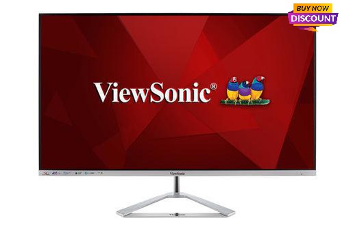 32 Inch Gaming Monitor - ViewSonic VX3276-4K-MHD 4K UHD Frameless Entertainment Monitor