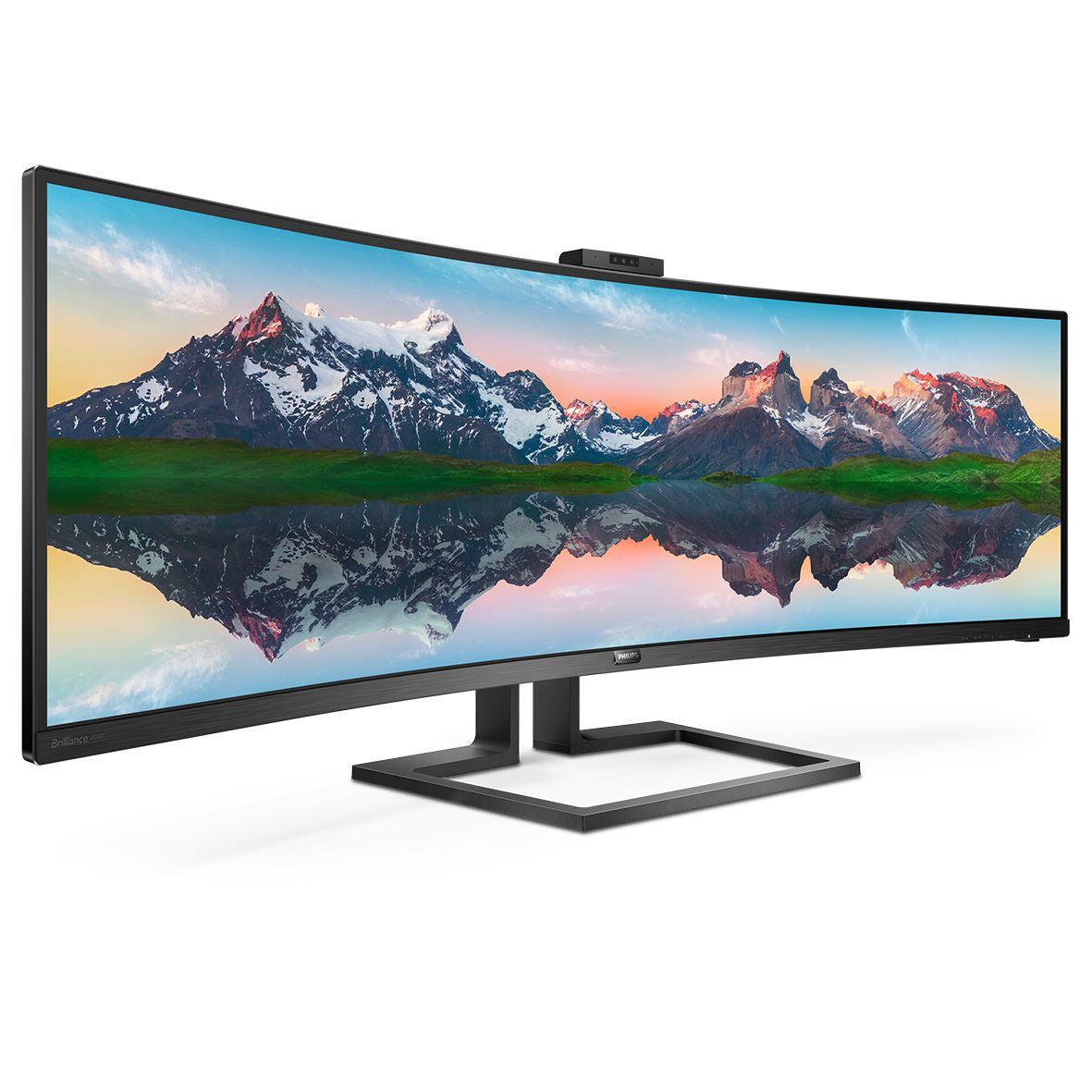 32:9 SuperWide Curved Monitor - Philips 499P9H USB-C Docking Display | TecISoft
