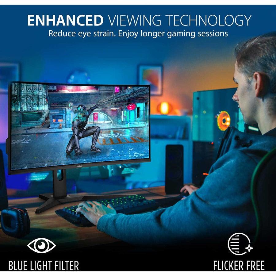 34 Inch Curved Gaming Monitor - 180Hz WQHD Ultrawide Display | ViewSonic VX3418-2KPC