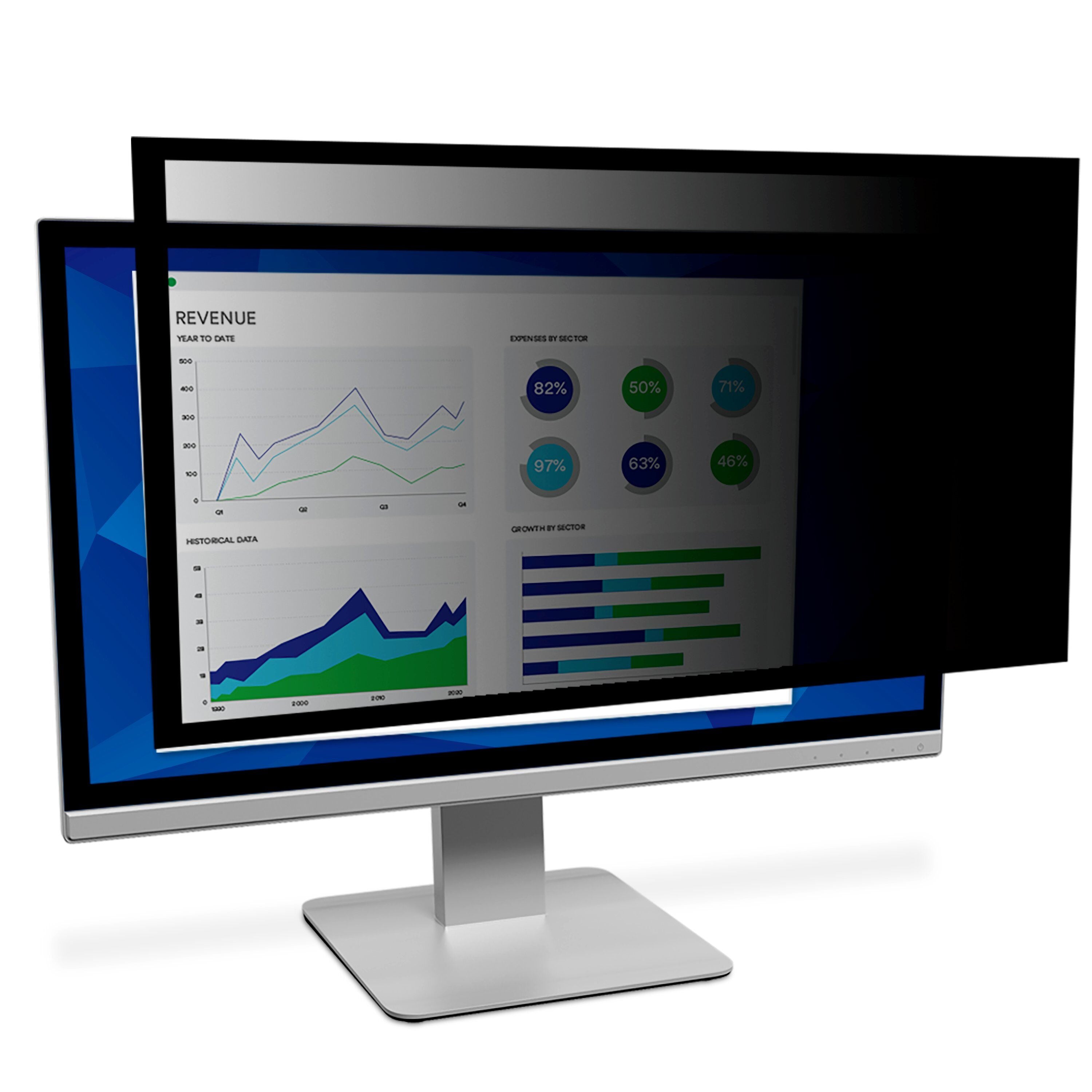 3M Framed Privacy Filter For 24" Widescreen Monitor (16:10)