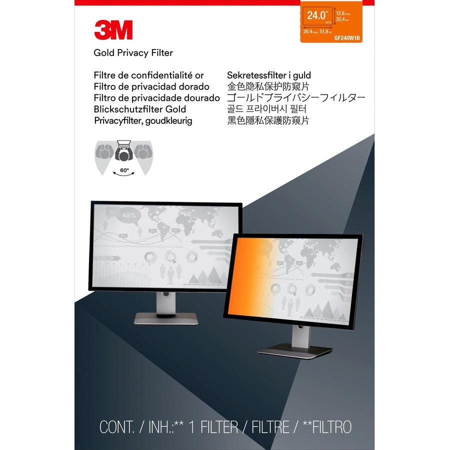 3M Gold Privacy Filter For 24" Widescreen Monitor (16:10)