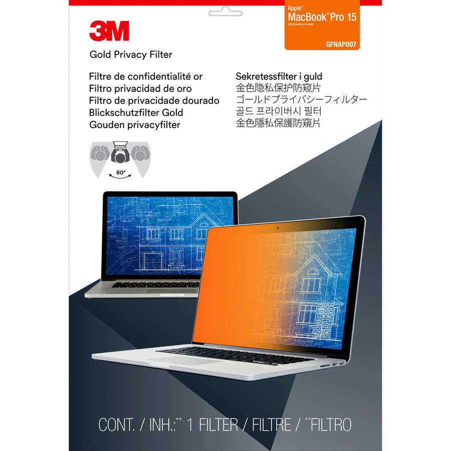 3M Gold Privacy Filter For Apple® Macbook Pro® 15” (2016 Model Or Newer)