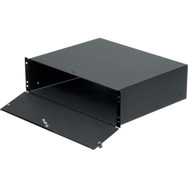 3U Lockable Rackmount Box 14in Depth with Hinged Door 3UBOX-161