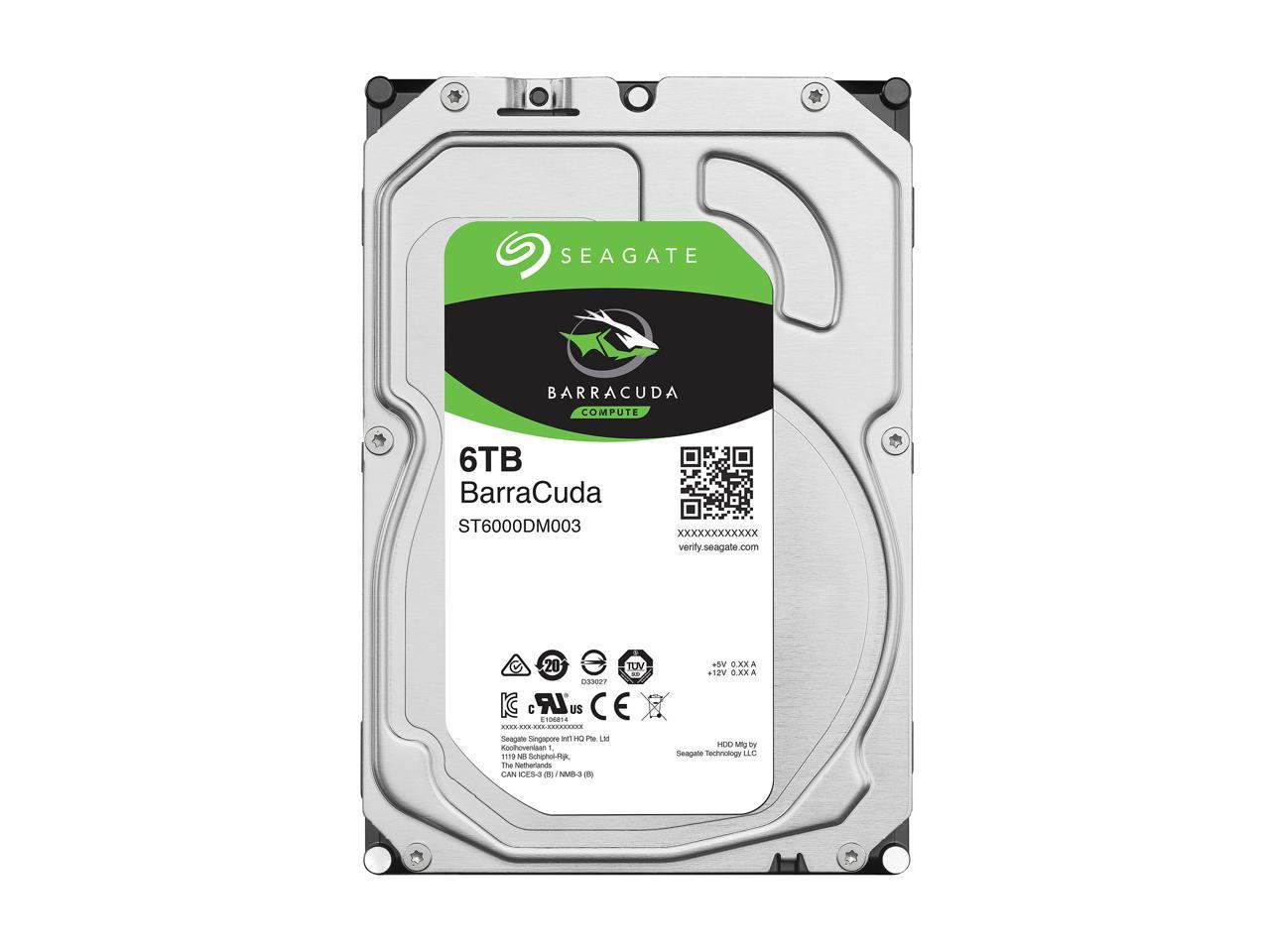 3.5 Hard Drive - Seagate BarraCuda Desktop Storage Solution | TeciSoft ST6000DM003