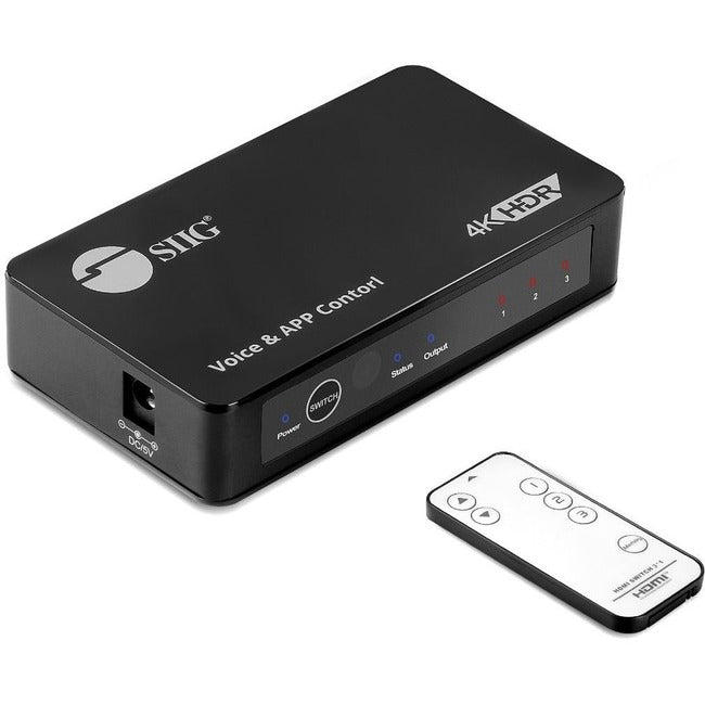 3X1 4K Hdmi 2.0 Switch With Ir & Voice App Control