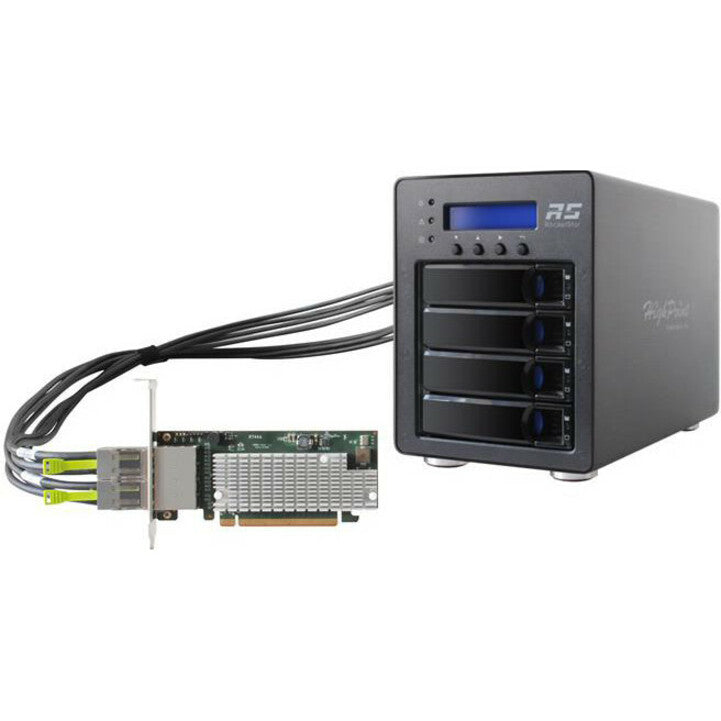 4-Bay U.2 NVMe RAID Enclosure - PCIe 3.0 x16 External NVMe Storage Solution | TecISoft SSD6540