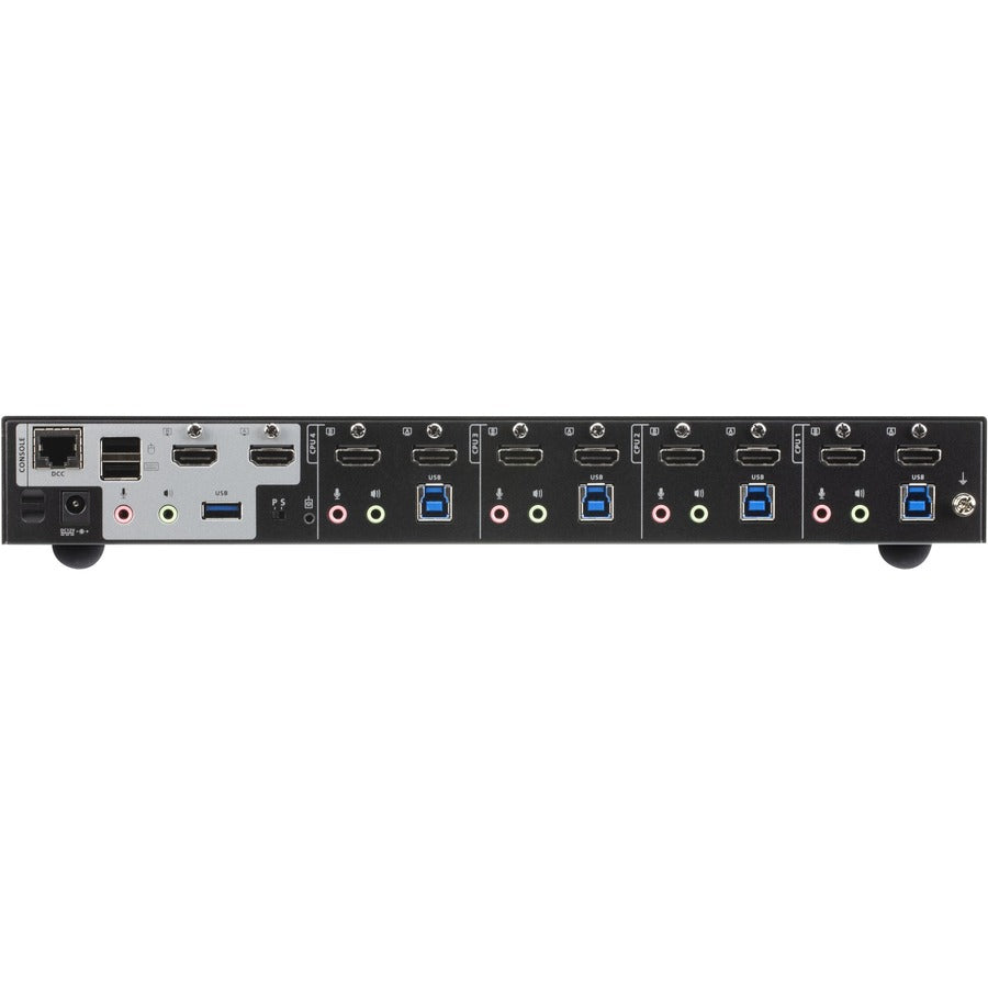 4 Port KVMP Switch - USB 3.0 4K HDMI Dual Display Solution | ATEN CS1844