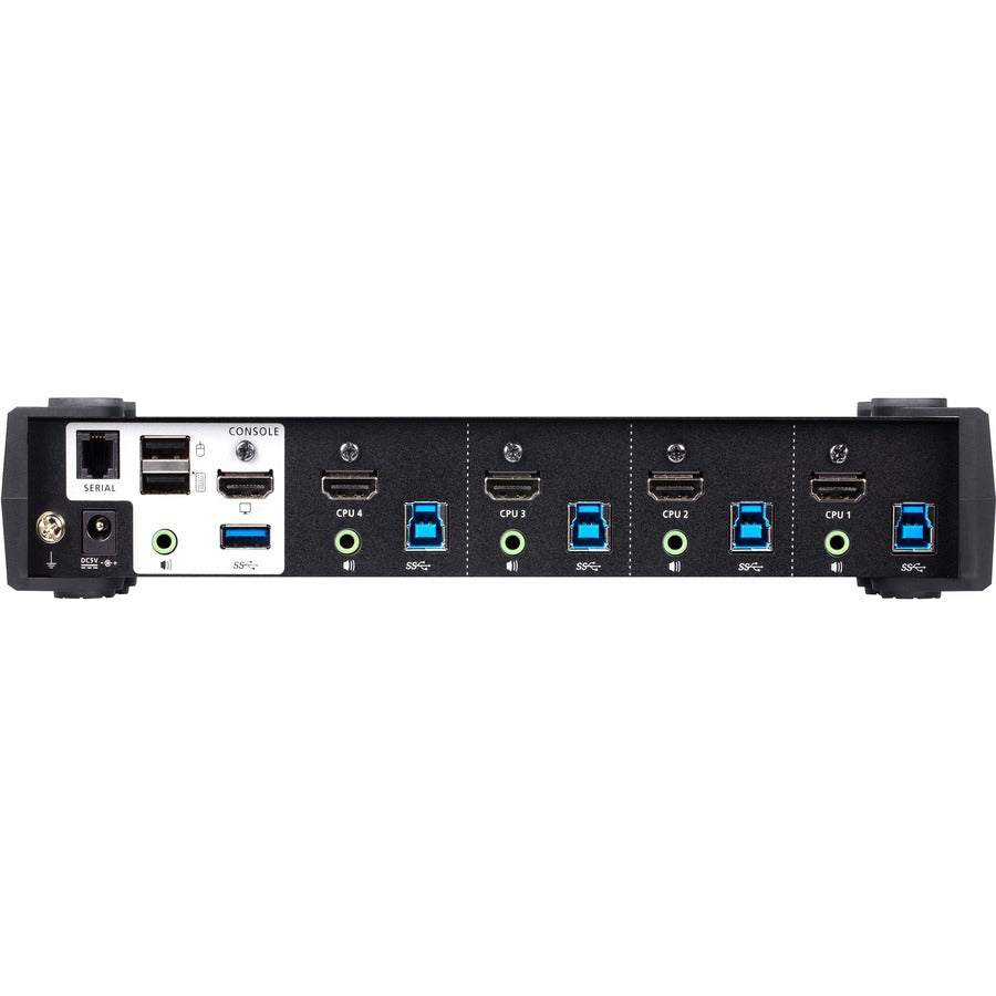 4-Port USB 3.0 4K HDMI KVM Switch - Professional Desktop Switching | ATEN CS1824