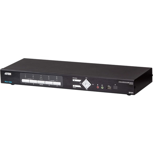 4-Port USB DVI Multi-View KVMP Switch - Quad View Real-time Monitoring | ATEN CM1164A