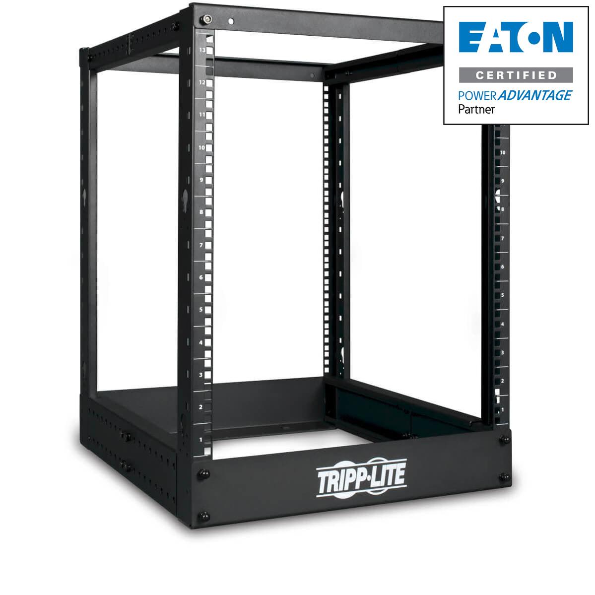 4-Post Open Frame Rack 13U - Server Rack with 1000lb Capacity | Tripp Lite SR4POST13