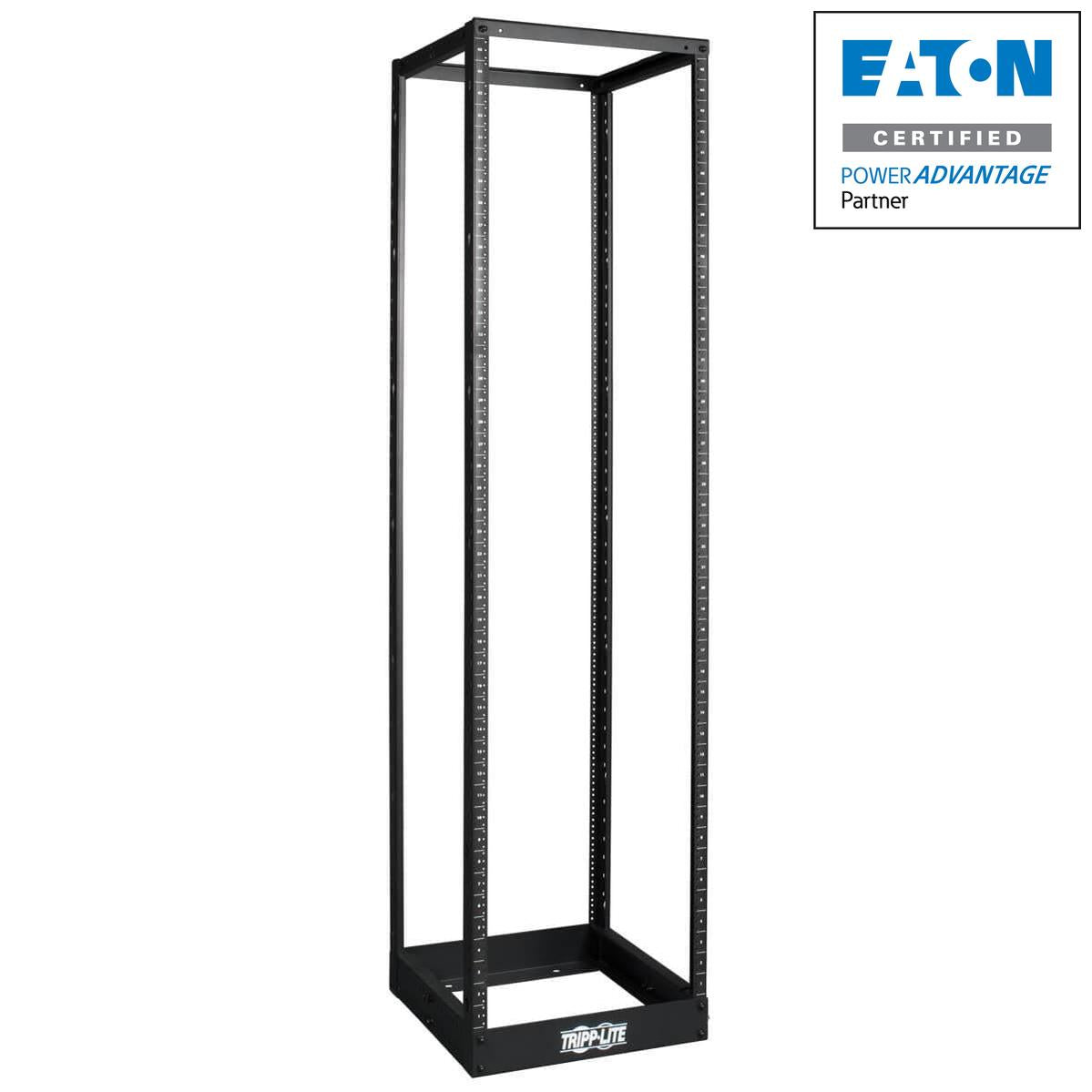 4-Post Open Frame Rack 45U - Threaded Mounting Holes with 1000 lb Capacity | Tripp Lite SR4POST1224