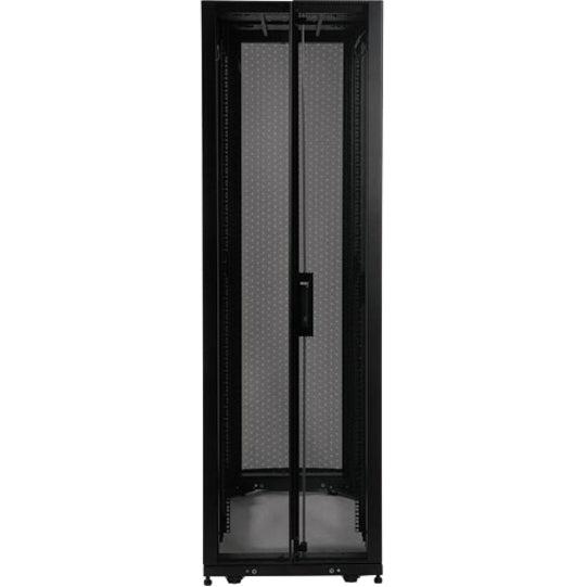 42U Open Frame Rack Cabinet - Eaton SmartRack 4-Post Standard-Depth SR42UBKD