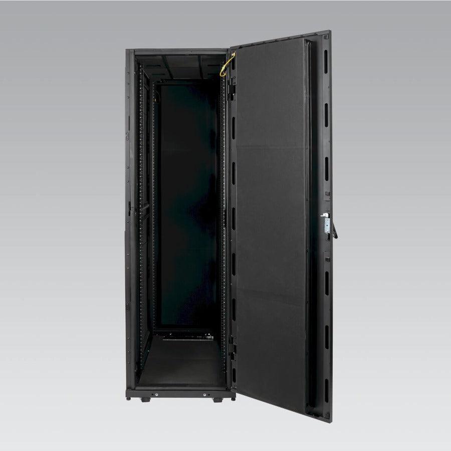 42U Quiet Server Rack - Sound Suppression Enclosure Cabinet | Tripp Lite SRQP42UB