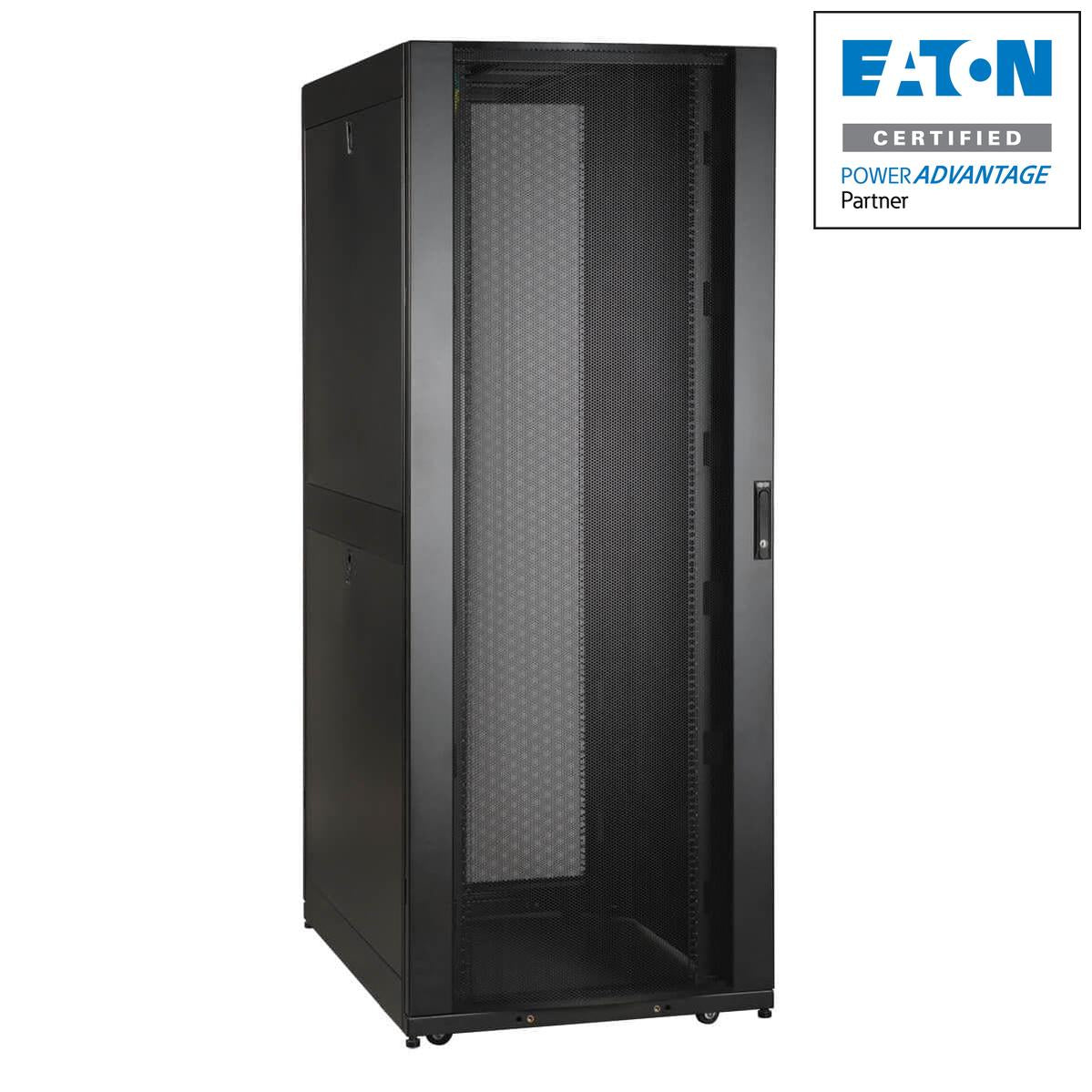 42U Server Rack Enclosure - Data Center SmartRack Cabinet | TecISoft SR42UBWDSP1