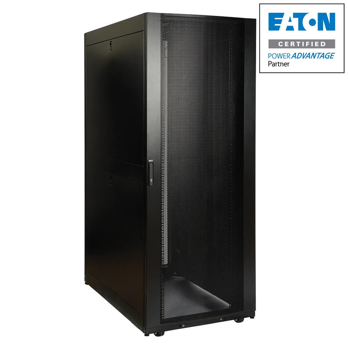 42U SmartRack Deep and Wide Rack Enclosure Cabinet with Doors & Side Panels | Tripp Lite SR42UBDPWD