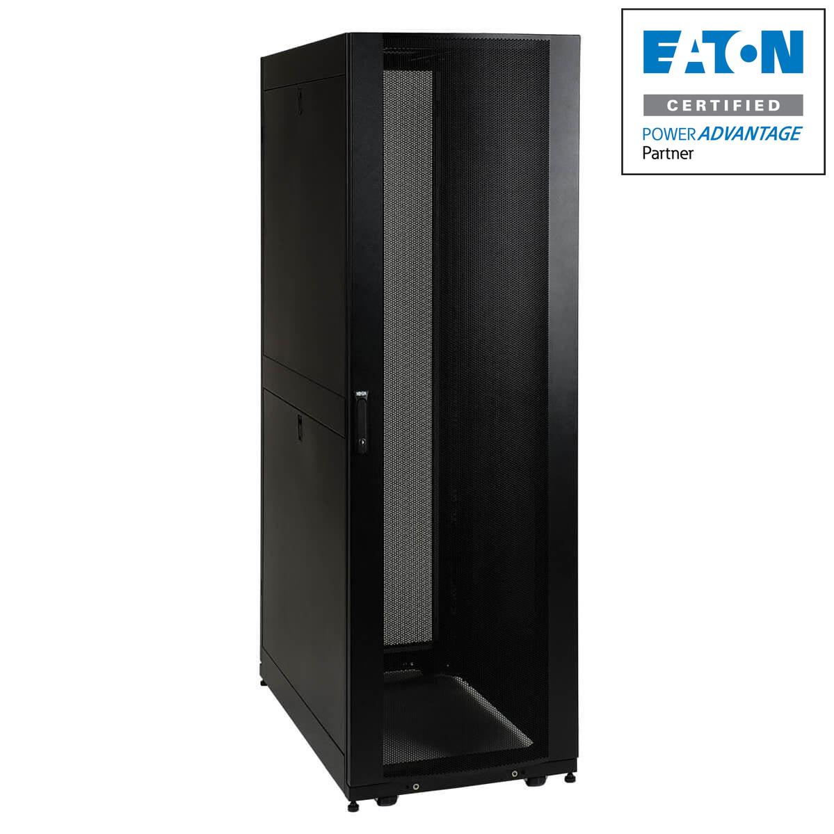 45U Mid-Depth Server Rack - SmartRack Premium Enclosure Cabinet | Tripp Lite SR45UBMD