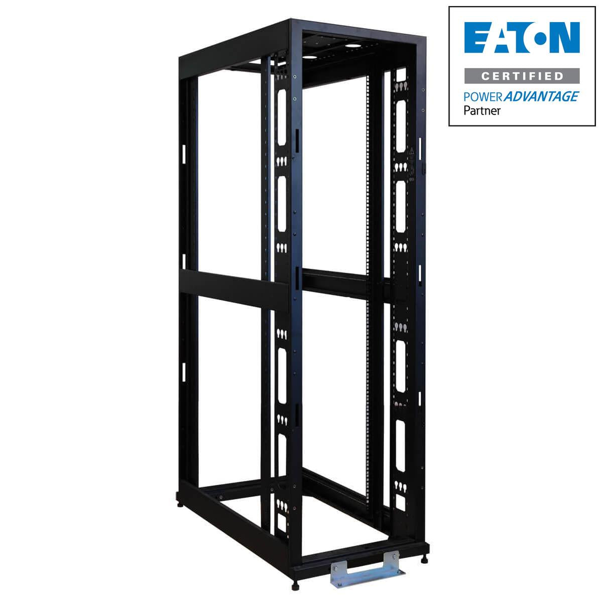 45U Open Frame Rack - 4-Post Server Rack Standard Depth | TeciSoft SR45UBEXPND