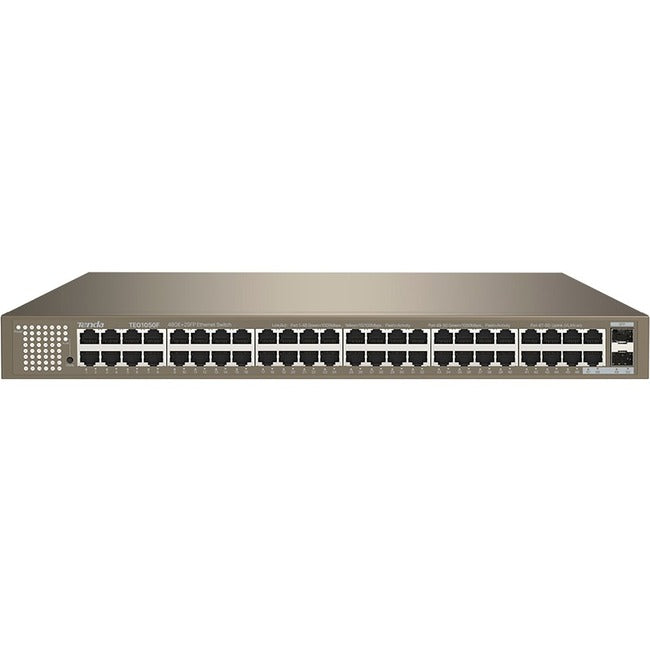 48-Port Gigabit Switch - TENDA TEG1050F with 2 SFP Fiber Uplinks | Tecisoft