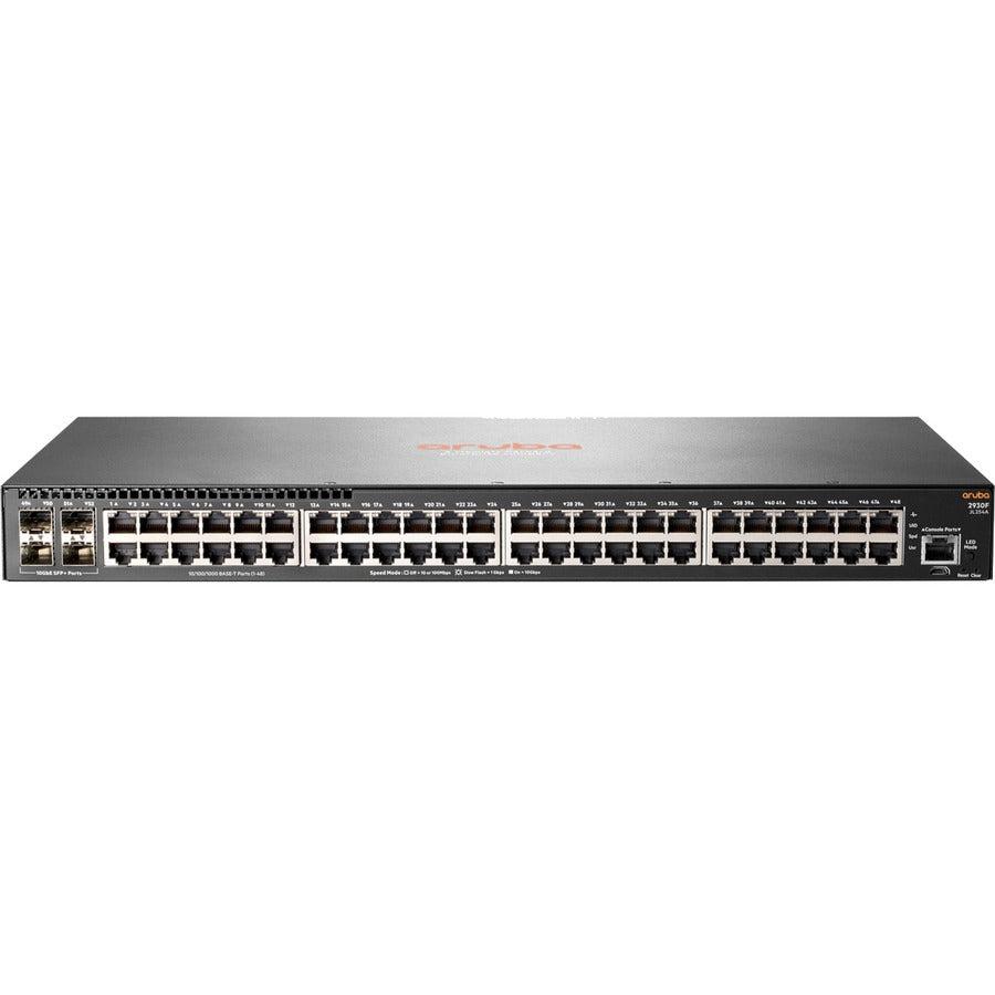 48 Port POE Switch - HPE Aruba Networking 2930F 48G 4SFP+ Layer 3 Managed | TecISoft JL254A#ABA