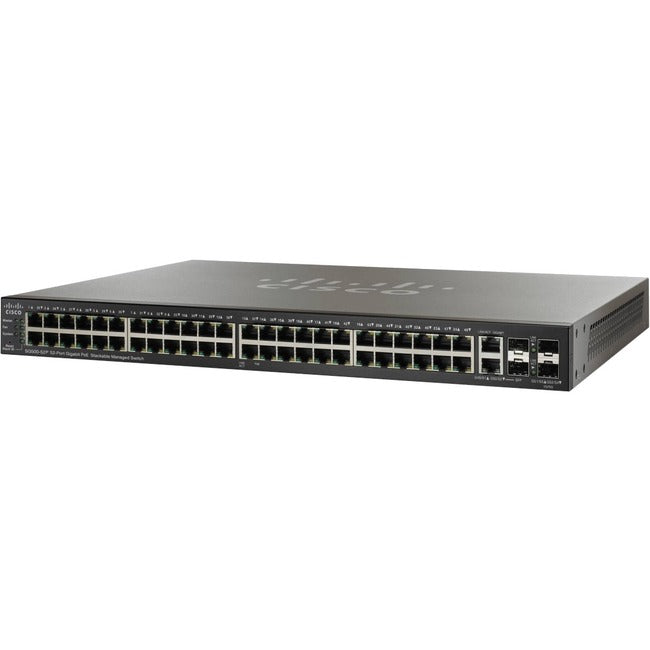 48 Port PoE Switch - Cisco SG500-52P-K9-NA-RF L3 Managed Switch | Tecisoft