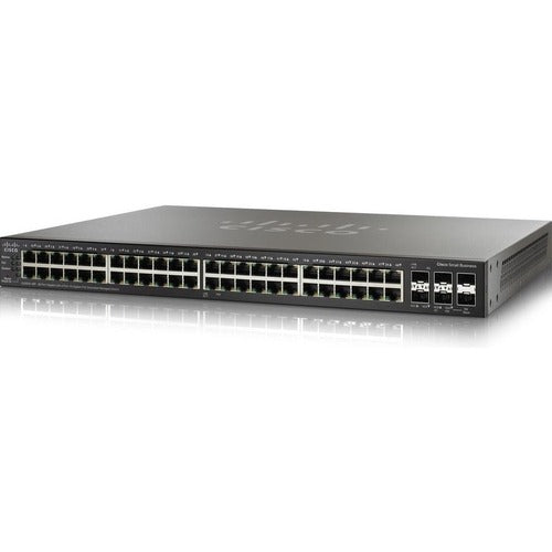 48 Port PoE Switch - Cisco SG500X-48P Layer 3 Stackable Switch | TechPeddle SG500X-48P-K9NA-RF