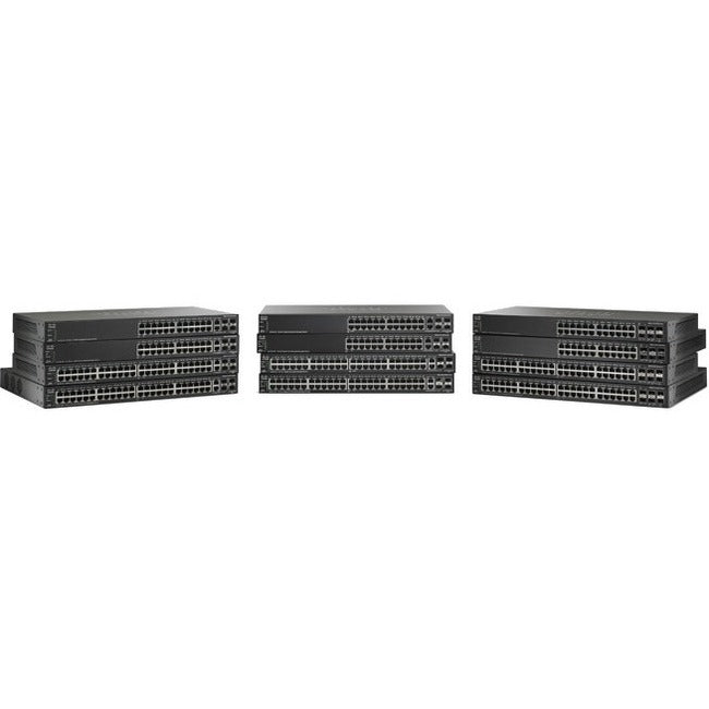 48 Port PoE Switch Managed Gigabit Ethernet - Refurbished | TecSoft SG500X-48MPK9NA-RF