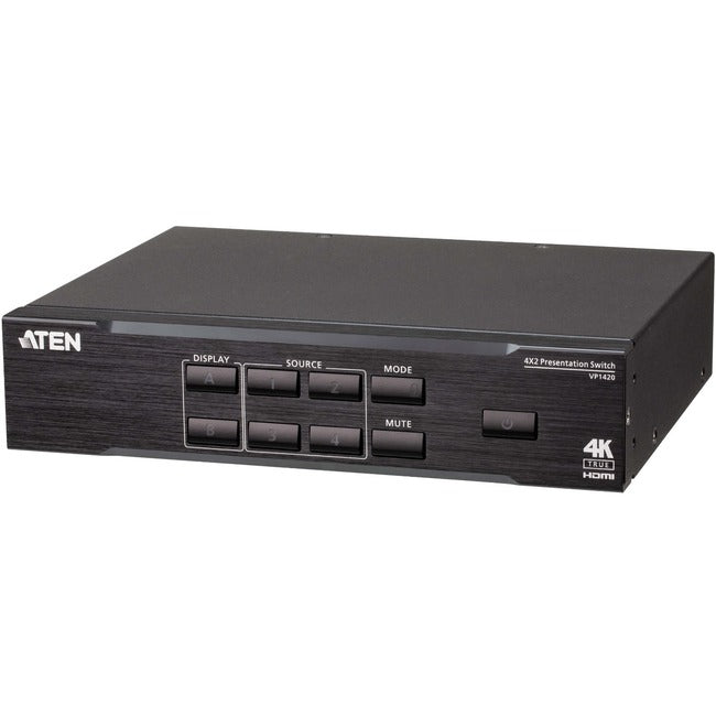 4K Presentation Matrix Switch - True 4K Video Distribution | ATEN VP1420