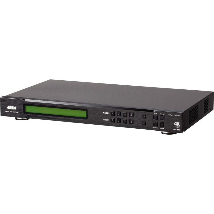 ATEN 4 x 4 True 4K HDMI Matrix Switch with Scaler VM6404HB