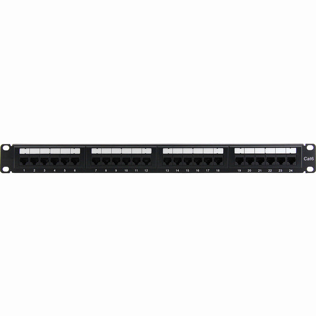 4Xem 24 Port Cat6 Rackmount Patch Panel