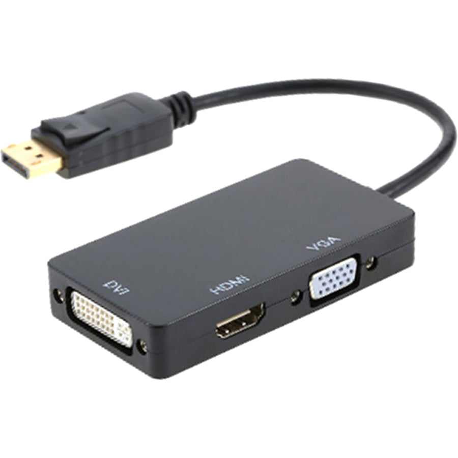 4XEM 3 In 1 DisplayPort to HDMI DVI VGA Adapter 4XDPHDMIDVIVGA