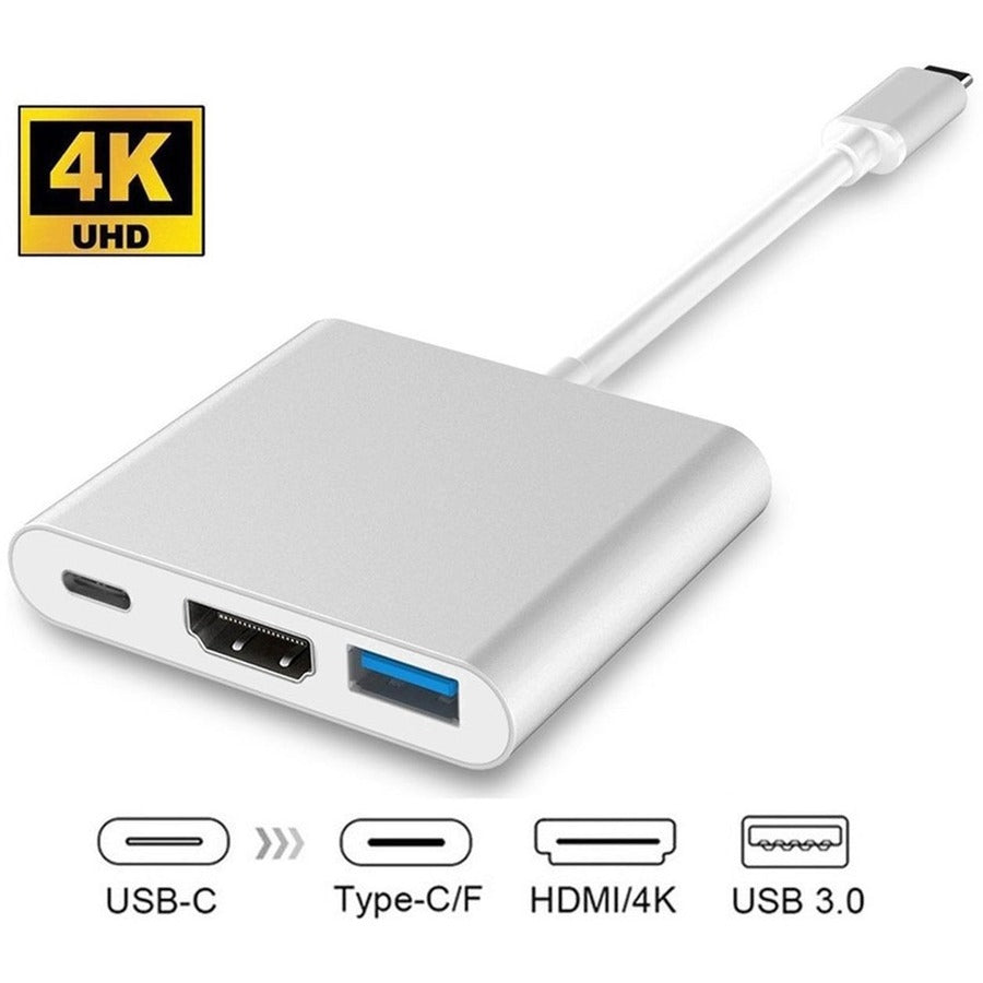 4XEM 3-in-1 USB-C Docking Station with 4K HDMI and USB 3.0 4XUSBCHUB01