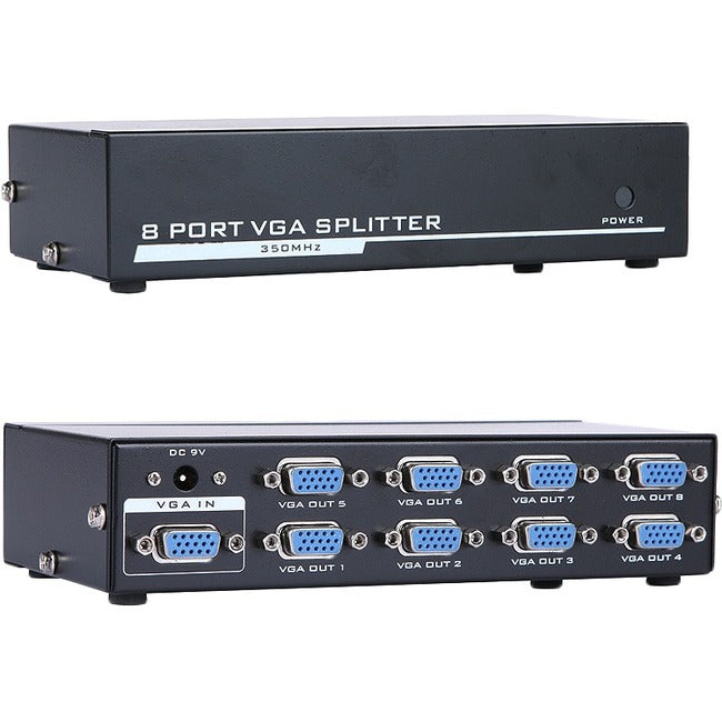 4Xem 8-Port Vga Splitter 350 Mhz