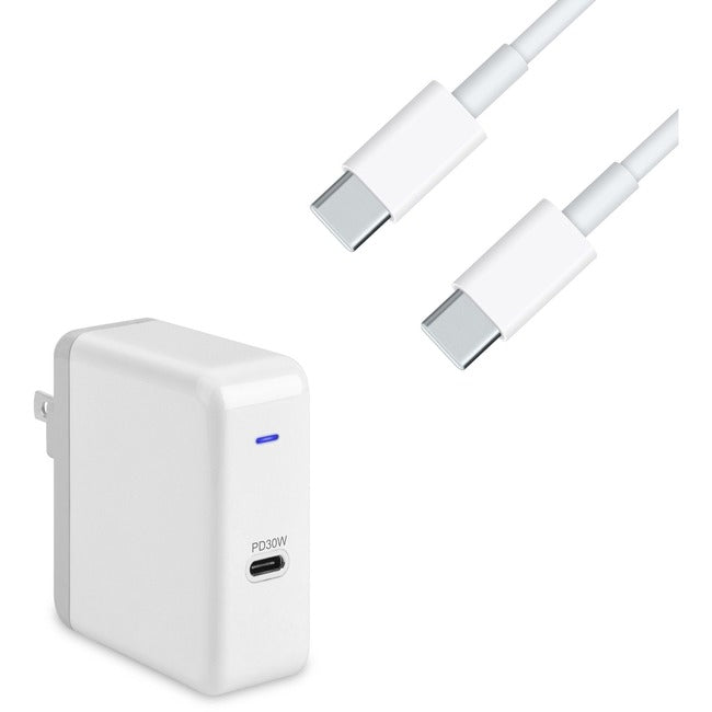 4XEM USB-C 30W Wall Charger With Included 6ft UCB-C Cable - Combo Kit 4X30WMACKIT6