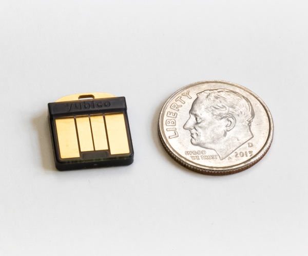 5 Nano Two Factor Auth Sec Key,Blister Pk Usb A Port Small Profile