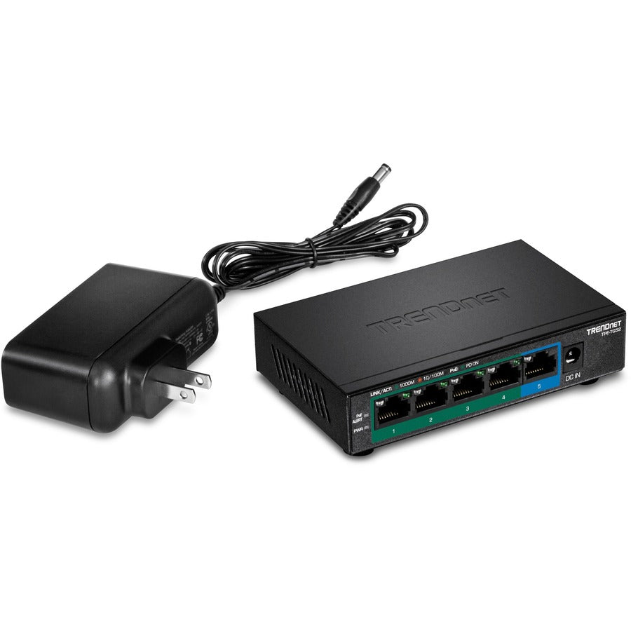 5-Port Gigabit PoE+ Switch | TRENDnet TPE-TG52