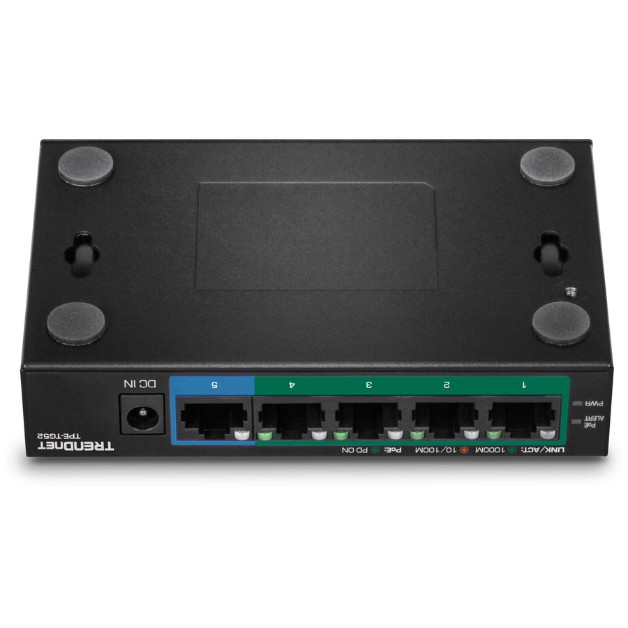 5-Port Gigabit PoE+ Switch | TRENDnet TPE-TG52