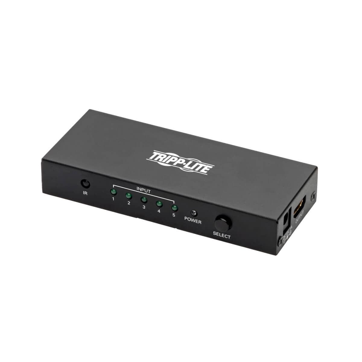5-Port HDMI Switch 4K @ 60Hz - UHD Video Switching Hub | Tripp Lite by Eaton B119-005-UHD